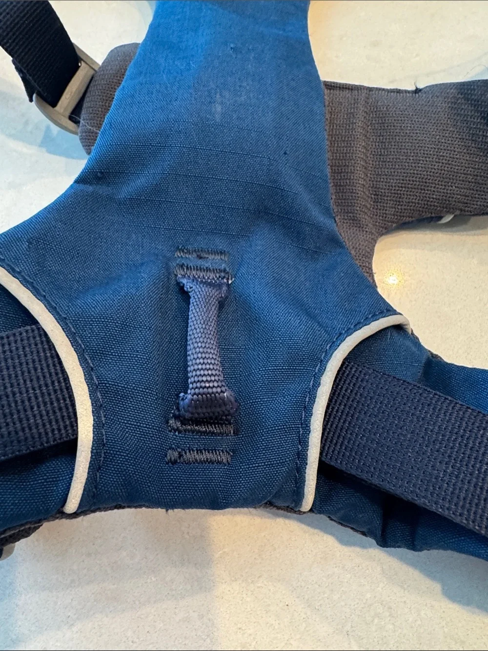 RuffWear front range Navy Blue and Black Dog Harness size med excellent